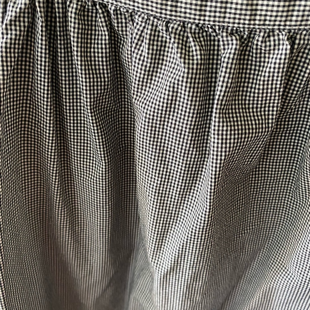 J. Crew Gingham Square Neck Top - image 3